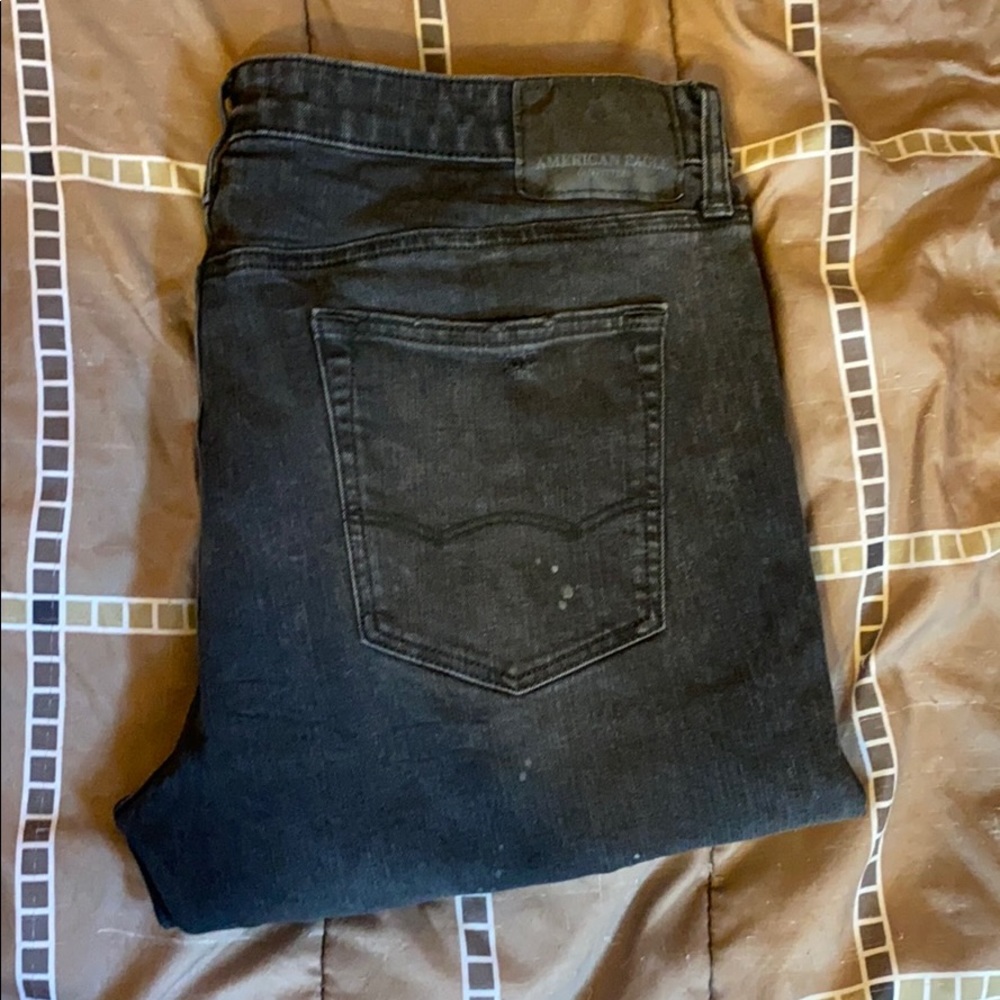 American Eagle 36x30 Slim Black Jeans